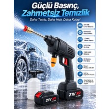 Marsilyan Bahçe Sulama Tabancası Makinesi Yüksek Basınçlı Akülü Yıkama Makinesi