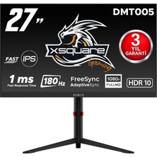 Dexim 27'' 180Hz 1Ms (HDMI+DP) FreeSync Adaptive Sync Full HD Fast IPS Pivot Gaming Monitör - DMT005