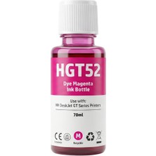 Kentex Hp GT52M  **kutusuz** MOH55A Kırmızı Şişeli Mürekkep  70ML