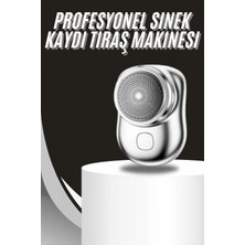 Marsilyan Kablosuz Tıraş Makinesi Günlük Hızlı Taşınabilir Şarjlı Yuvarlak Paslanmaz Çelik