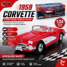 Marka Vardem Oyuncak Corvette 124 1959 MM-73216-Kırmızı