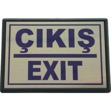 Kentex Yönlendirme Büyük Çıkış (Exit) 13X8,5 cm
