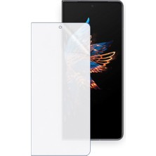 Schitec Tecno Phantom V Fold Uyumlu Dış Ekran Nano Şeffaf Hidrojel Ekran Koruyucu