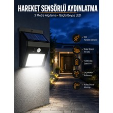 Shoppingfestr Solar Güneş Enerji Panelli Sensörlü Lamba Enerji Tasarruflu Tk