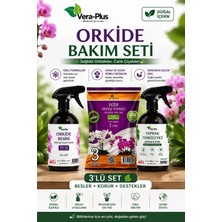 MF Botanik Vera Orkide Canlandırıcı Bakım Seti -(İthal Cocohusk) - Çiçek Açtıran Bitki Besini - Böcek Kovucu