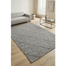 Anaska Home Modern Iskandinav Halı Kolay Temizlenebilir Gri Halı Salon Halısı Dış Mekan Halısı Mutfak Halısı