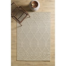 Anaska Home Modern Iskandinav Halı Kolay Temizlenebilir Bej Halı Salon Halısı Dış Mekan Halısı Mutfak Halısı