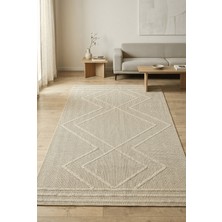 Anaska Home Modern Iskandinav Halı Kolay Temizlenebilir Bej Halı Salon Halısı Dış Mekan Halısı Mutfak Halısı