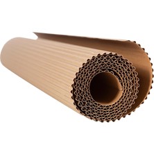 Brf Store Elivorasell El Işi Için Oluklu Mukavva Rulo, 30 cm x 500 cm Kalınlığında Karton Rulo, Çok Amaçlı Yar