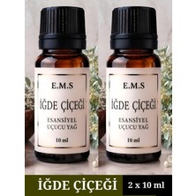 E.M.S 2 x 10 ml Iğde Çiçeği Esansiyel Uçucu Yağ Buhurdanlık Yağı Difüzör Esansı Oda Kokusu Esansı Mum Esansı 10 Ml.