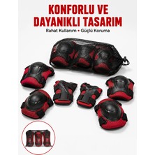 Hexa Kaykay Paten Scooter Bisiklet Koruyucu Ekipman Seti Darbe Emici Koruma
