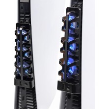 Brf Store Elivorasell Hobimtek Ps5 Soğutucu LED Işıklı Sessiz Fan Soğutucu Usb3.0 Radyatör Isı Emici Ps5 Tp5-1