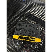 Smart Garage Fake Taxı Motor Pleksi Plakalık