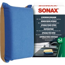 Brf Store Elivorasell Sonax Ön Cam Süngeri 417100 | Çizgisiz Cam Için Çift Etkili Temizleme Süngeri | Ön Camla