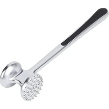 Brf Store Elivorasell Mallart® Paslanmaz Çelik Et Döveceği, 22 Cm, Çift Taraflı Başlık, Kaymaz Saplı