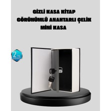 Brf Store Elivorasell Anahtarlı Gizli Kitap Kasa – Metal Iç Yapı, Kamuflajlı Sözlük Tasarım