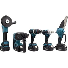 Brotech Chelikbei Beşli Set MK350 (Budama Testeresi 10MM Ç.mandren+S.sıkma+Ş.spral+Ş.hilti)