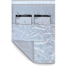 Brf Store Elivorasell Cepli Gri Kargo Poşeti 24X30+5 cm - 100 Adet