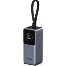 Ugreen Nexode 20.000 Mah 130 W Akıllı Ekranlı Dahili Kablolu Hızlı Şarj Powerbank, 55365B