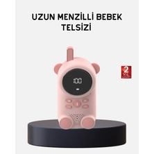 Brf Store Shopletsell Bebek Telsizi LCD Ekran Vox Iki Yönlü Iletişim USB Şarj Hafif