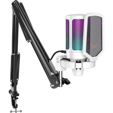 Brf Store Shopletsell Fifine Ampligame A6T Twitch - Youtuber - Gamer - Tiktok - Yayıncı USB Mikrofon Seti (Bey