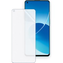 Schitec Oppo Reno6 5g Uyumlu Ön Yüzey Nano Şeffaf Hidrojel Ekran Koruyucu