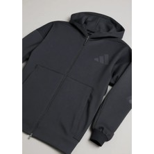 adidas Sportswear JE7538 Z.N.E. Kapüşonlu Erkek Düz Desenli 2024 Sonbahar - Kış Sweatshirt