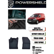 POWERSHIELD Dacia Dokker Panelvan 2012 ve Sonrası Araca Özel Premium 5D Havuzlu Oto Paspas Takımı