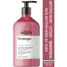 L'Oréal Professionnel Güçlendirici Pro Longer Şampuan 500 ml İnce Telli Saçlar İçin Yenileyici Etki