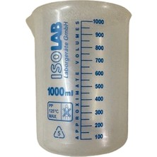 Isolab Beher 1000ML Pls Mavi Skala