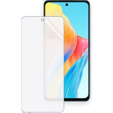 Schitec Oppo A58 4g Uyumlu Ön Yüzey Nano Şeffaf Hidrojel Ekran Koruyucu