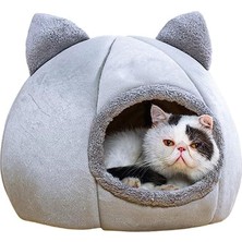 Brf Store Shopletsell Tineke Bal Kabağı Tasarımlı Kedi Evi Yumuşak Kedi Yatağı Derin Uyku ve Kış Evi Çıkartıla