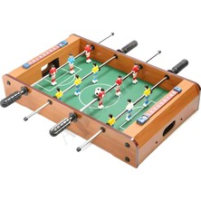 Brf Store Shopletsell Ahşap Langırt 4 Kol-12 Figürlü Masa Maçı-Football Masa Oyunu - Ayaksız Ahşap Langırt