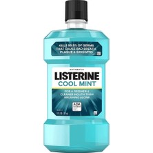 Listerine Cool Mint Ağız Gargarası 1 Litre Ferah Nefes İçin Uzun Süre Etki Sağlar