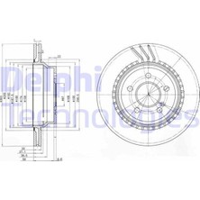 Delphi Delphı BG3758 - Fren Dıskı Arka Mercedes W211 W212 S212 C218 C21