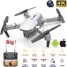 Uravas Store Katlanabilir Çift Kameralı Wifi Bağlantılı Drone, Uzaktan Kumanda ve Akıllı Telefon Kontrolü, Siyah