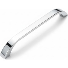 Starseven Göksu Krom Metal Mutfak Dolap Kulpları, Çekmece Kapak Kulbu, Mobilya Kulp (128 Mm, Adet, 1)