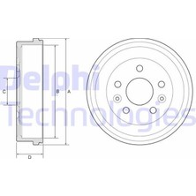 Delphi Delphı BF597 - Arka Kampana Renault Captur Iı 20 Dacıa Duster Iı