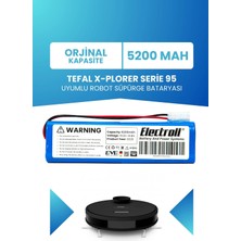Electroll Tefal X-Plorer Serie 95 Uyumlu Batarya (Standart Kapasite) 5200MAH Robot Süpürge Bataryası - RG7975