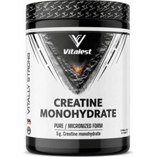 VİTALEST Creatine Monohydrate 300 g | Pure Micronized Form | Saf Kreatin Monohidrat Tozu