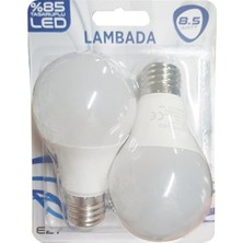 Hobibahçem 8,5W 2li Beyaz LED Ampül