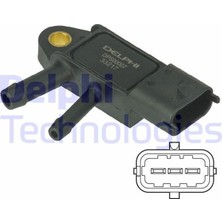 Delphi Delphı DPS00007 - Egzoz Basınç Sensörü Fıat Egea 15 Doblo 10 Duc
