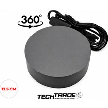 Tech Trade Ürün Çekimi Için 360° Dönen Stand Elektrikli 12.5cm Çapında