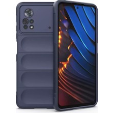 Motto Ticaret Newface Xiaomi Poco X4 Pro 5g Kılıf Optimum Silikon - Lacivert