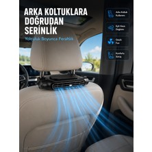 İlk El Grup  Koltuk Başlığına Takılan Araç Soğutucu Fan Ayarlanabilir 3 Hız Kademeli