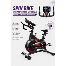 Relax Premium Kondisyon Bisikleti Spinning Bike Egzersiz Aleti, Bluetooth + Uygulama