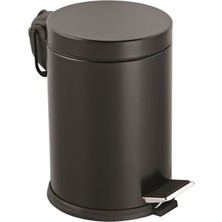 TeknoKapsül 12LT Si̇yah Pedalli Metal Kovasi (5643)