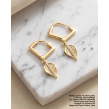 Begonia Accessories 925 Ayar Gümüş 14K Altın Kaplama Rodyum Kaplama Zirkon Taşlı Minimal Halka ve Çivi Küpe Kadın Lüks Tasarım Şık Günlük Kullanım Gümüş Küpe ÇEŞITLERI-287-9
