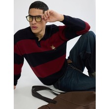 Lc Waikiki Yeni Sezon Polo Yaka Ayı Teddy Nakışlı Erkek Triko Kazak