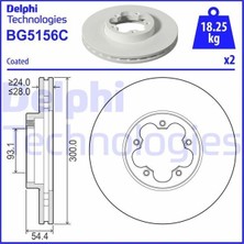 Delphi Delphı BG5156C - On Fren Dısk Ayna Transıt V348 3.2 200PS 06 /i
